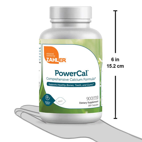 Zahler Powercal, Comprehensive Calcium Formula, 900 Mg, 180 Capsules (225 Mg per Capsule)