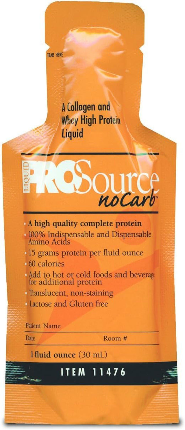 Prosource Nocarb Protein Supplement Unflavored 1 Oz. Bottle Concentrate, 11476 - Case of 100