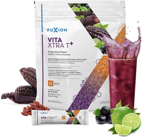 Zeallife New & Improved Zeal Wellness Formulahealthy Life W. Stable Endurance by Fuxion Vita Xtra T W. Zero Sugar - Clean Energy Drink,Natural Occured Caffeine,Easy-On-The-Go, 28 Count (Pack of 1)