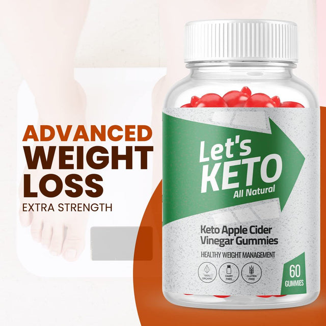 (3 Pack) Let'S Keto ACV Gummies - Supplement for Weight Loss - Energy & Focus Boosting Dietary Supplements for Weight Management & Metabolism - Fat Burn - 180 Gummies