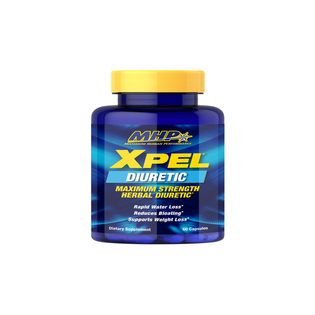 MHP Xpel Maximum Strength Herbal Diuretic (Dietary Supplement), 60 Capsules