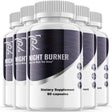 (5 Pack) TR Night Burner - Keto Weight Loss Formula - Energy & Focus Boosting Dietary Supplements for Weight Management & Metabolism - Advanced Fat Burn Raspberry Ketones Pills - 300 Capsules