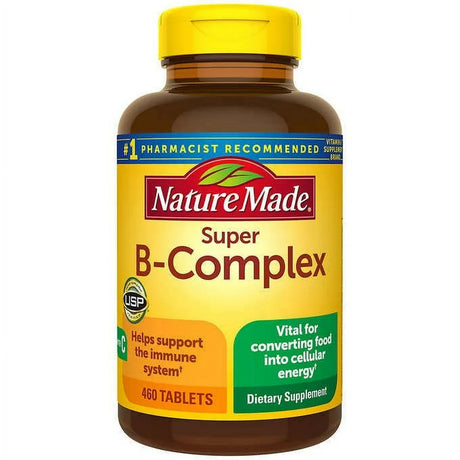 Nature Made Super B-Complex with Vitamin C and Folic Acid, 460 Ct.