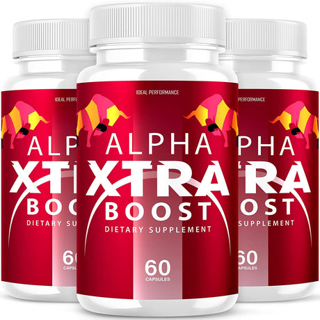 (3 Pack) Alpha Xtra Boost Alpha Extra Boost Pills (180 Capsules)