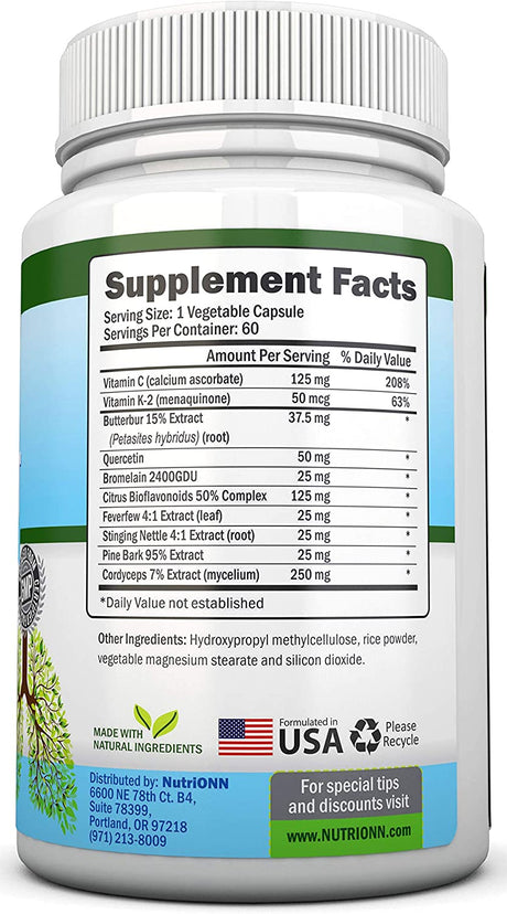 Lung Cleanse - Powerful Lung Detox Program - 100% Vegetable Based - Great for Smokers - Supports Respiratory Health - Helps Reduce the Production of Mucus - Promotes Comfortable Breathing