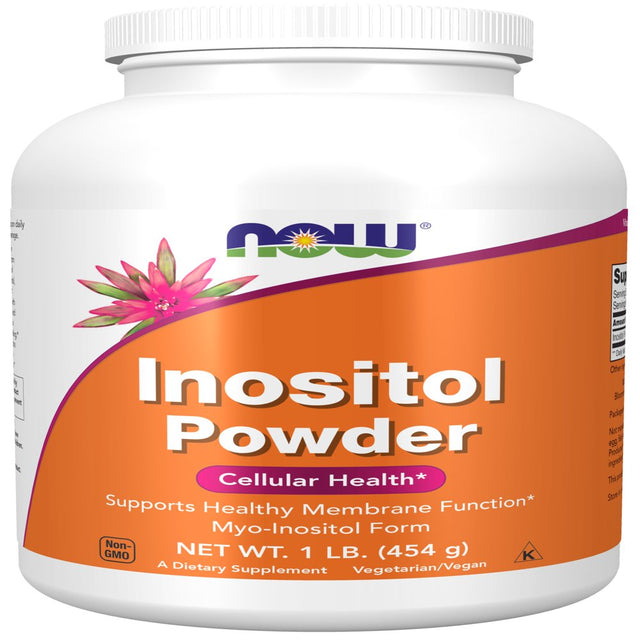 NOW Supplements, Inositol Powder, Neurotransmitter Signaling*, Cellular Health*, 1-Pound