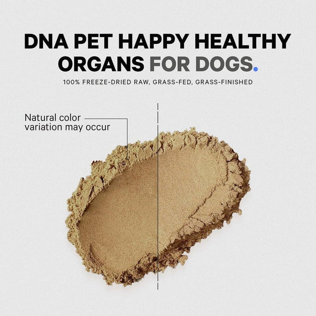 DNA PET Happy Healthy Organs & Glands Supplement for Dogs, Canine Multi Organ Beef Powder, 3 Oz