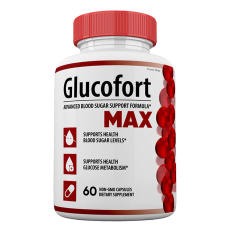 Glucofort Max Blood Sugar Support - 60 Capsules