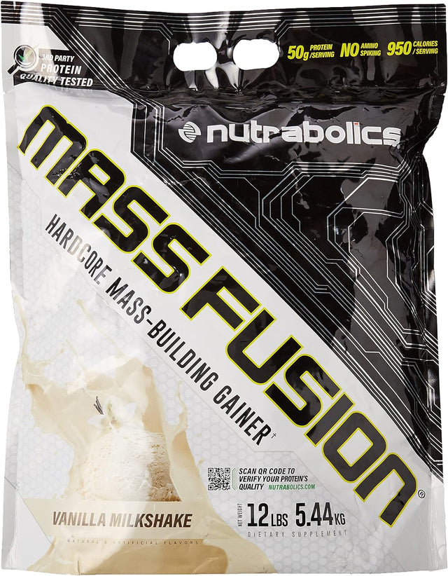 Mass Fusion (Vanilla Shake, 12 Ib (29 Servings))