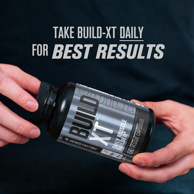 Jacked Factory Build-Xt Daily Muscle Builder Supplement, Growth Surge Post Workout Recovery & Muscle Growth