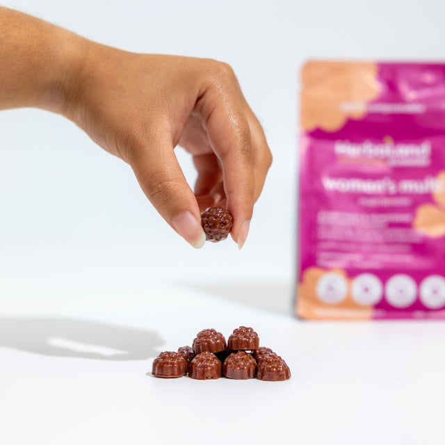 Herbaland - Women'S Multivitamin Gummies - Vegan Vitamin Supplement, Raspberry Peach Flavor