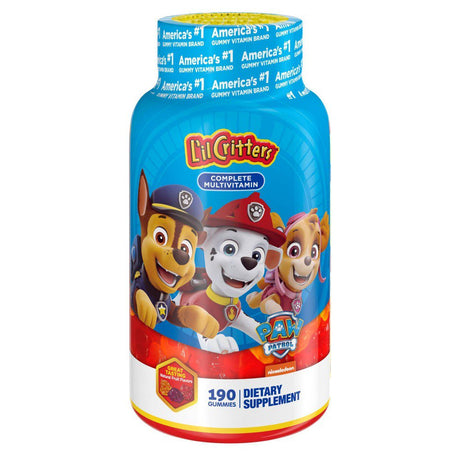 Lil Critters Paw Patrol Multivitamin Dietary Supplements - 190Ct (Pack of 2)