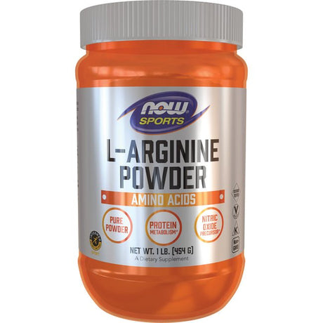 NOW Sports Nutrition, L-Arginine Powder, Nitric Oxide Precursor, Amino Acids, 1-Pound