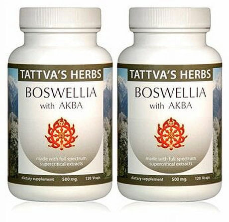 Boswellia Holistic Extract - 240 Vegetarian Capsules 500 Mg.- from Tattva'S Herbs