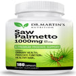 USA Grown 1000Mg Saw Palmetto Supplement | 180 Capsules for Prostate Health | Hair Growth for Men & Women | Help Maintain Normal Urination Frequency & Natural DHT Blocker to Help Prevent Hair Loss DR.