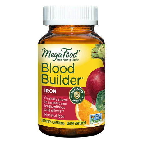 Megafood Blood Builder, Iron, 30 Tablets