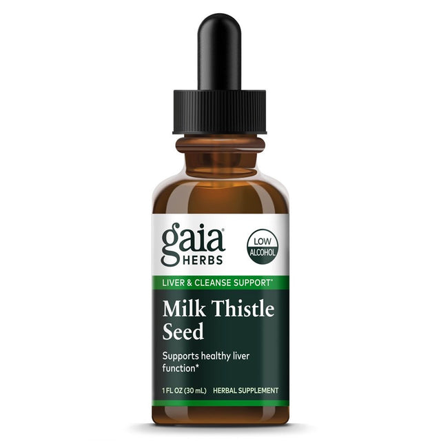 Gaia Herbs Organic Milk Thistle Seed -- 1 Fl Oz