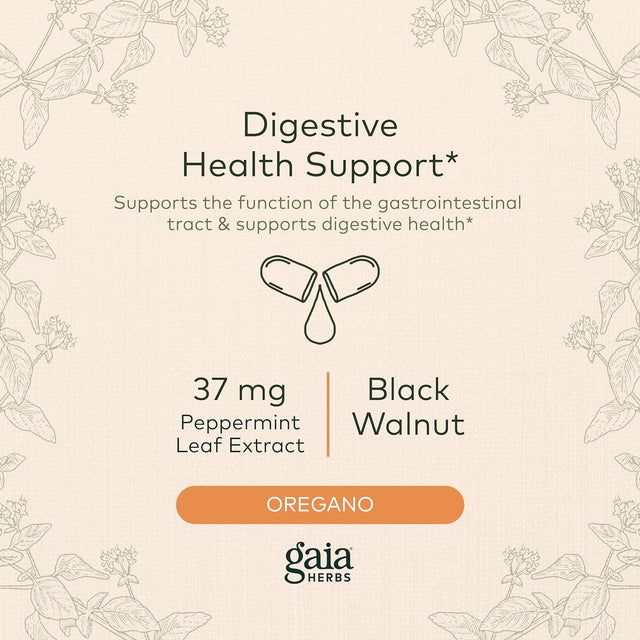 Gaia Herbs Microbiome Cleanse - with Black Walnut, Sweet Wormwood, Oregano & Peppermint - Helps Balance the GI Tract While Supporting Digestive Health - 60 Vegan Liquid Phyto-Capsules (30-Day Supply)