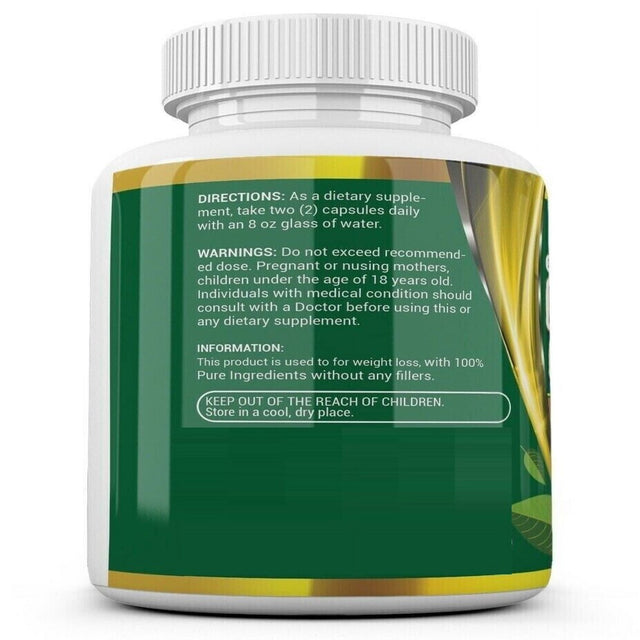 GARCINIA CAMBOGIA 3000 Mg Fat Burner-60 Capsule ( 2 Pack )