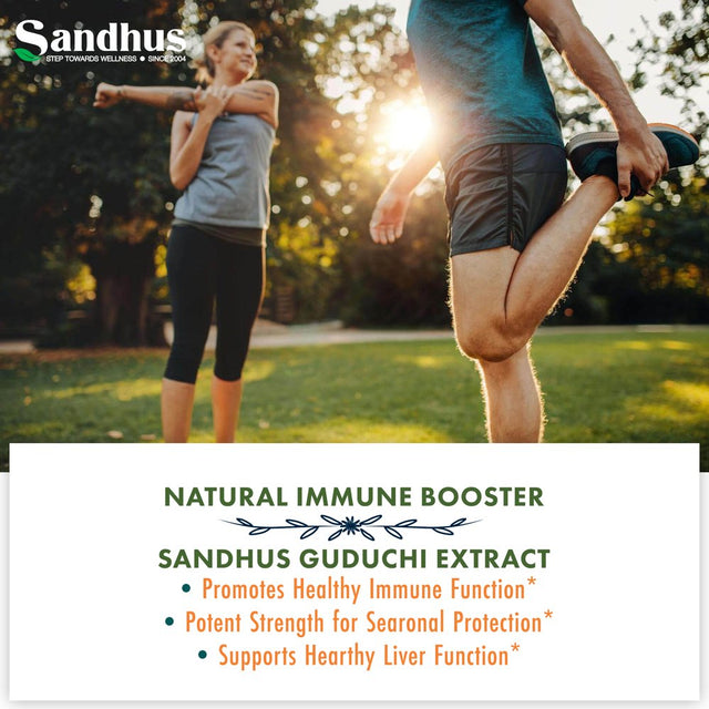 Sandhu'S Guduchi 1000Mg, Herbal Supplement for Immune & Liver Health, Offers 100 Veggie Capsules