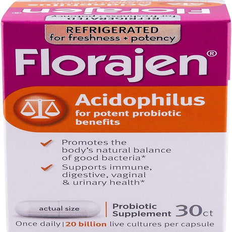 Florajen Florajen Acidophilus, 30 Caps (Pack of 2)