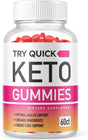 (1 Pack) Try Quick Keto ACV Gummies - Supplement for Weight Loss - Energy & Focus Boosting Dietary Supplements for Weight Management & Metabolism - Fat Burn - 60 Gummies