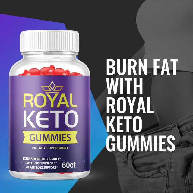 (3 Pack) Royal Keto ACV Gummies - Supplement for Weight Loss - Energy & Focus Boosting Dietary Supplements for Weight Management & Metabolism - Fat Burn - 180 Gummies