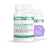 Bariatric Vitamins & Minerals - Vita4Life ADEK Multivitamin & Mineral Support (NO IRON) - 120 Count