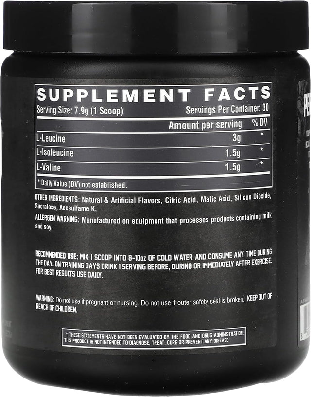 Nutrex Research - BCAA Powder 6000 Amino Acid - 6 Grams of Bcaas Amino Acids Supplement for Post Workout Recovery & Muscle Growth - Amino Energy Workout Recovery Drink (Green Apple - 30 Servings)