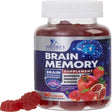 Nootropic Brain Booster Memory Supplement Gummy for Concentration & Mental Focus - Brain Health & Energy with B12, Phosphatidylserine, Coffee Extract, Nature'S Vitamins for Men & Women - 60 Gummies