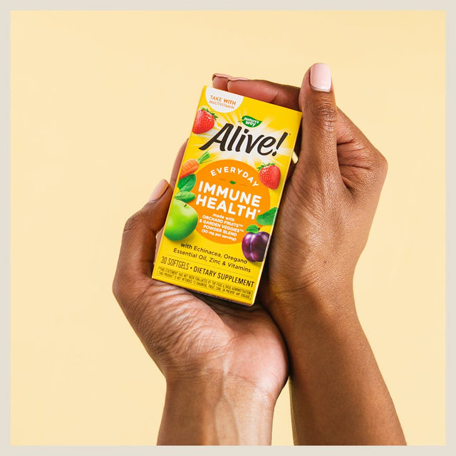 Alive! Everyday Immune Health* Daily Softgels, 30 Count