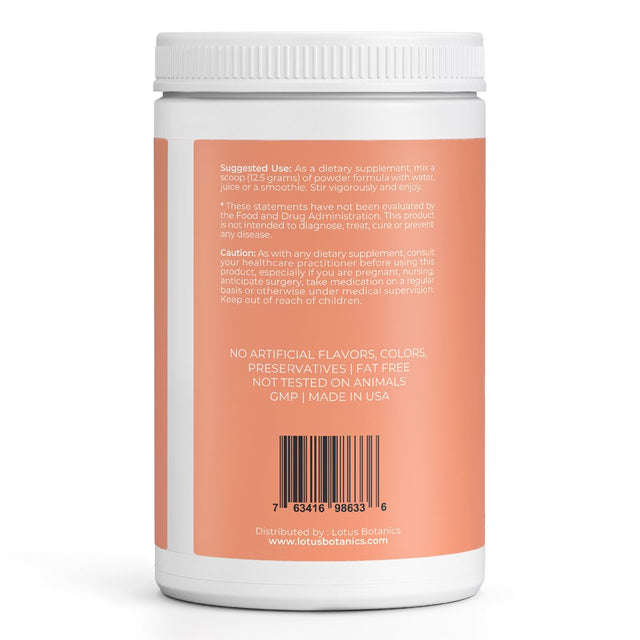 Lotus Botanics Orange Multivitamin for Men and Women | Antioxidants, Amino Acids, Vitamins & Minerals | Supports a Healthy Immune System