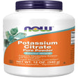 NOW Supplements, Potassium Citrate Powder, Supports Electrolyte Balance and Normal Ph*, Essential Mineral, 12-Ounce