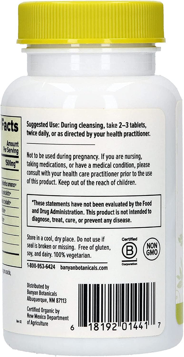 Banyan Botanicals Total Body Cleanse – Organic Detox Supplement with Amla & Manjistha – Supports Ayurvedic Cleanses, Detoxification, & Liver Function* – 90 Tablets – Non GMO Sustainably Sourced Vegan