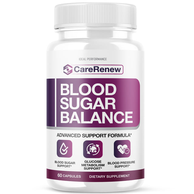 Care Renew Blood Sugar Balance Herbal Supplement, Ultra Keto Burner Pills (60 Capsules)