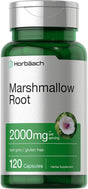 Marshmallow Root Capsules | 2000Mg | 120 Count | Non-Gmo & Gluten Free | Traditional Herb Extract | by Horbaach