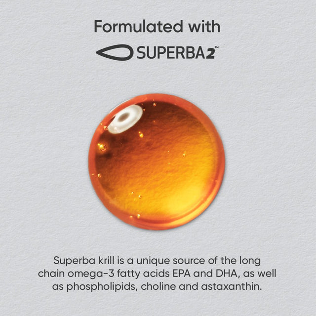 Sports Research SUPERBA 2, Antarctic Krill Oil with Asraxanthin, Softgel