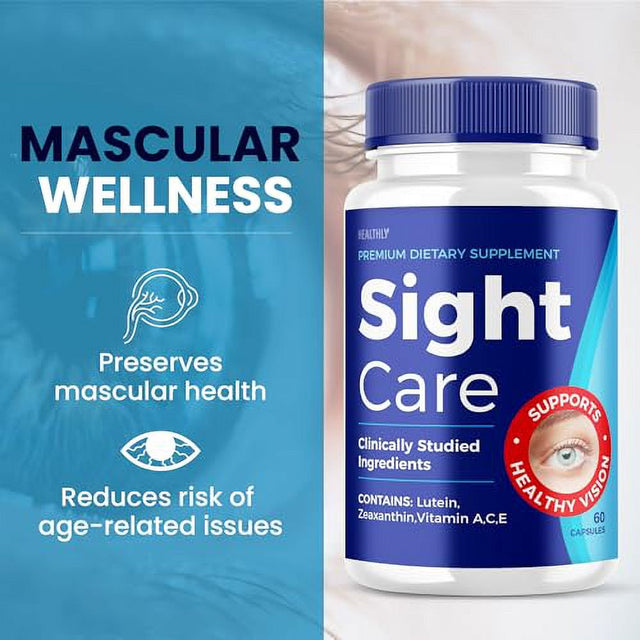 (3 Pack) Sight Care 20/20 Vision Support Vitamins - Official Formula - Sight Care Supplement, Sightcare Eye Supplement Vision Vitamins Reviews Premium Sight Care Vision Pills Health (180 Capsules)