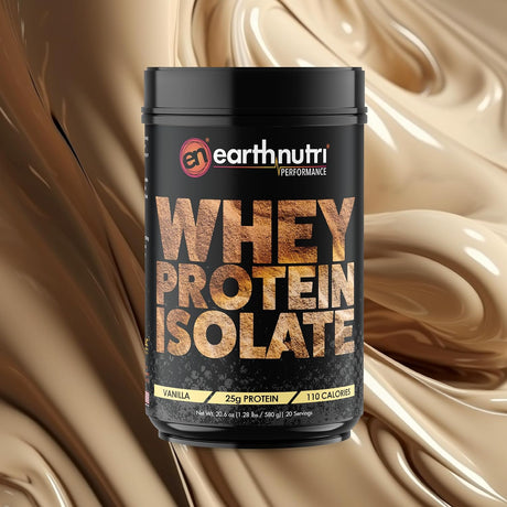 Whey Isolate Protein Powder for Workout and Muscle Growth Support, Non-Gmo and Organic Vanilla Flavor Whey Protein Isolate, Makes 20 Protein Drinks, Vanilla Protein Powder