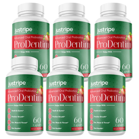 6 Pack Prodentim Oral Probiotics 40 Billion CFU Improve Teeth Gums Bad Breath