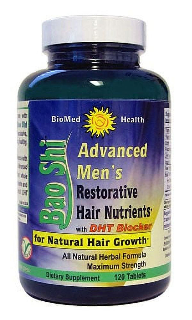 Biomed Health Advanced Bao Shi Men'S Hair Supplement - 120 Tablets