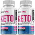 Lean Time Keto - Pills for Ketogenic Weight Loss Support - Energy Boosting Supplements for Weight Management and Metabolism - Advanced Ketogenic Ketones - 120 Capsules (2 Pack)