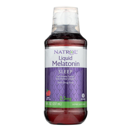 Liquid Melatonin, Sleep, Berry, 2.5 Mg, 8 Fl Oz (237 Ml), Natrol