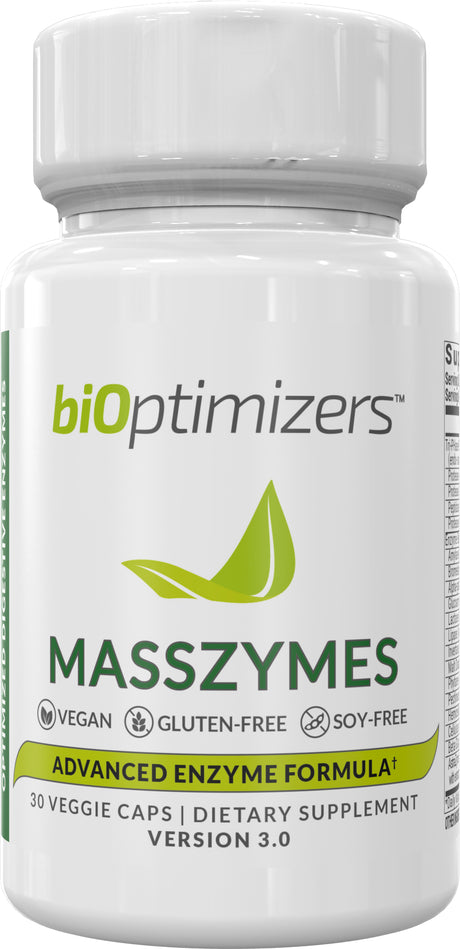 Masszymes by Bioptimizers - a Digestive Enzyme Supplement (30 Capsules)