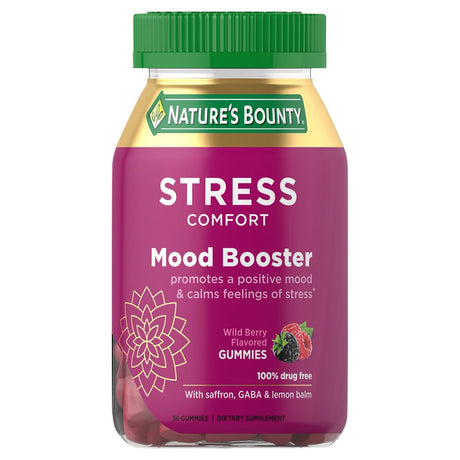 Nature'S Bounty Stress Comfort Mood Boosters Gummies, 36 Ct