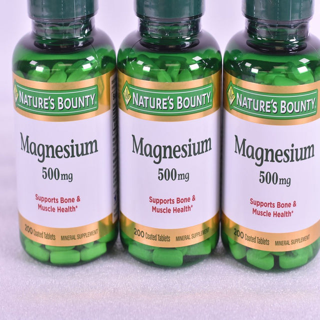 Nature'S Bounty Magnesium 500 Mg Mineral Supplement - 200 Tablet