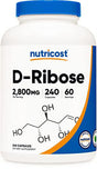 Nutricost D-Ribose 700Mg (2800Mg per Serving), 240 Capsules - Vegetarian Friendly, Non-Gmo, Gluten Free