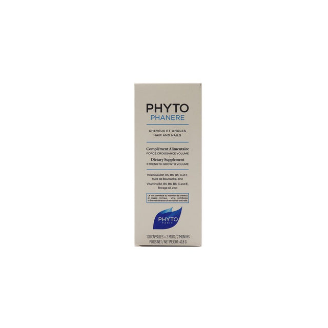 PHYTO Phytophanere Hair and Nails Dietary Supplement, 2 Month Supply, 120 Count