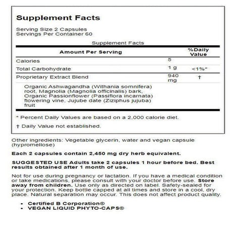 Gaia Herbs Sleepthru 120 Vegan Caps