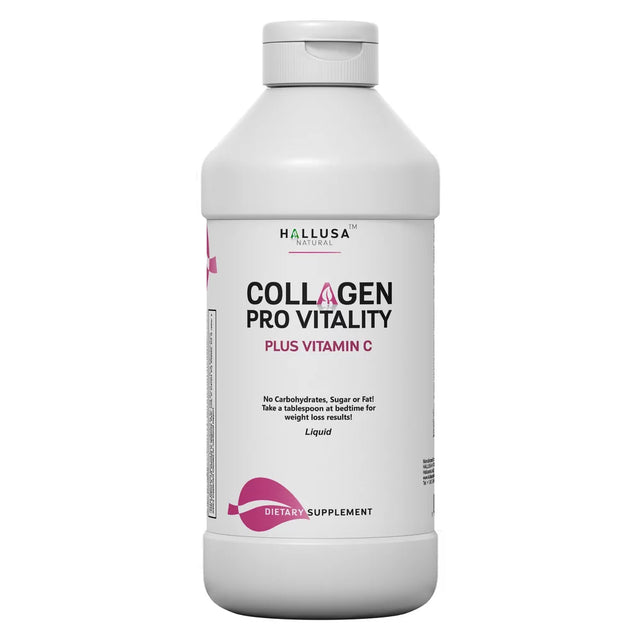 COLLAGEN LIQUID plus VIT C - Skin, Hair & Joint Health - Anti-Aging - 16 OZ